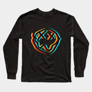 ACID techno design Long Sleeve T-Shirt